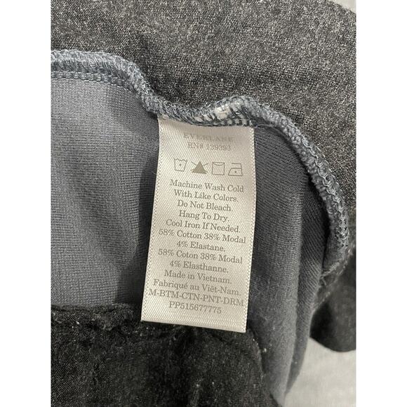 EVERLANE Gray Heathered Dream Pants 26” High Rise Pull-On Womens Size Medium - Picture 5 of 9
